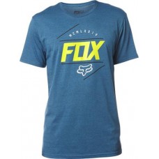 Tricou FOX LOOPED OUT SS TEE HEATHER M BLUE (FOX-19277-492-2XL)