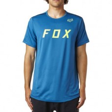 Tricou FOX FLEXAIR MOTH SS KNIT M BLUE (FOX-18850-551-2XL)