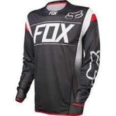 Tricou FOX MTB-FLEXAIR DH LS JERSEY BLACK/WHITE (FOX-15221-018-2XL)