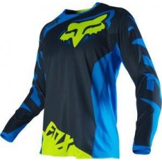 Tricou FOX MX-JERSEY 180 RACE JERSEY BLUE/YELLOW (FOX-14261-026-2XL)