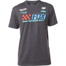 Tricou FOX REPAIRED SS TEE HEATHER BLACK (FOX-19282-243-2XL)