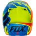 MX-HELMET V2 NIRV HELMET ECE YELLOW/BLUE: Mărime - M (FOX-17372-586-M)