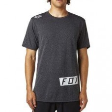 Tricou FOX STOCKED UP SS TECH TEE HEATHER BLACK (FOX-18839-243-2XL)