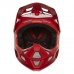 Casca FOX MTB-HELMET RAMPAGE PRO CARBON MOTH HELMET RED/WHITE (FOX-19075-054-L)