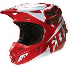 MX-HELMET V1 RACE HELMET, ECE RED: Mărime - 2XL (FOX-14401-003-2XL)