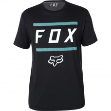 Tricou FOX WIN MOB SS AIRLINE TEE [BLK/GRY] (FOX-21215-014-L)