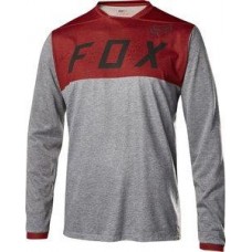 Tricou FOX MTB-JERSEY INDICATOR LS JERSEY HEATHER RED (FOX-18437-383-2XL)