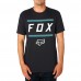 Tricou FOX WIN MOB SS AIRLINE TEE [BLK/GRY] (FOX-21215-014-L)