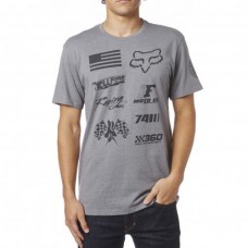 Tricou FOX NO LOSS SS TEE HEATHER GRAPHITE (FOX-19279-185-2XL)