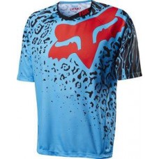 Tricou FOX MTB-JERSEY DEMO CAUZ SS JERSEY CYAN (FOX-15720-189-2XL)