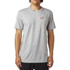 Tricou FOX OBSERVED SS PREMIUM TEE HEATHER GREY (FOX-18831-040-2XL)