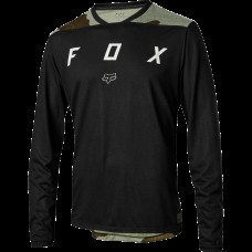 Tricou FOX INDICATOR LS MASH CAMO JERSEY [BLK] (FOX-20558-001-L)